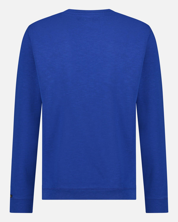 Harrison | Cobalt Blue Casual Crewneck Sweatshirt