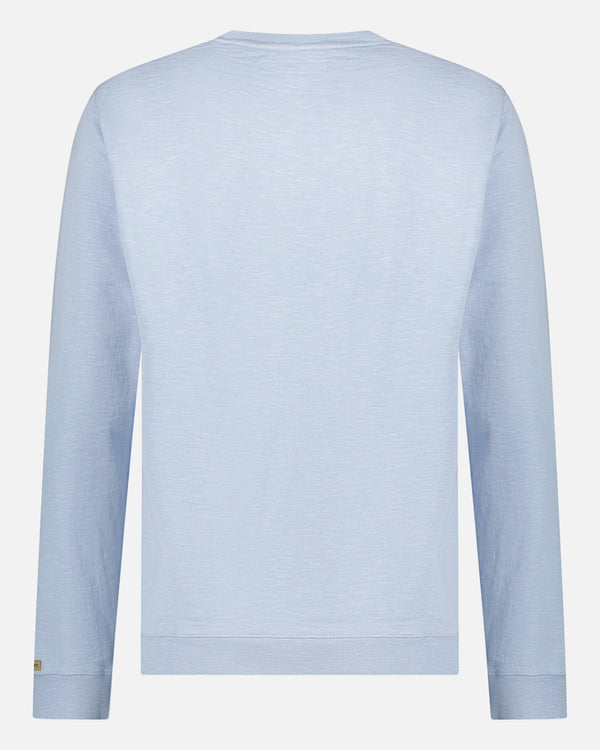 Harrison | Sky Blue Casual Crewneck Sweatshirt
