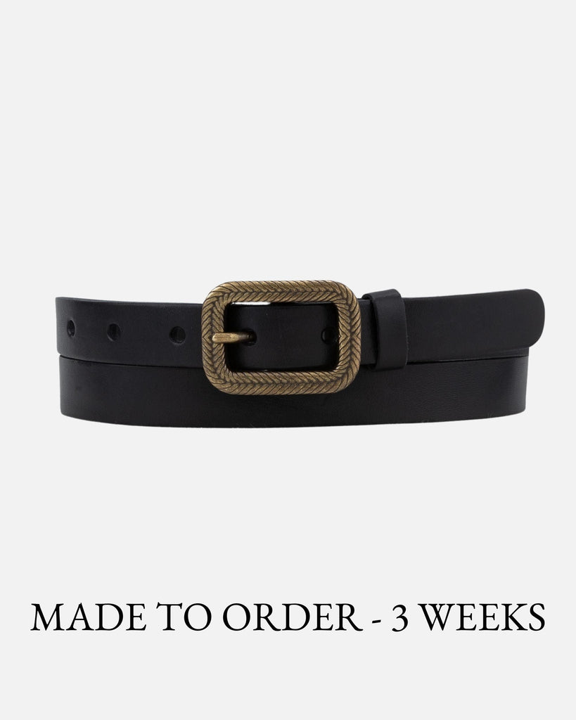 PREORDER Chelsy | Vintage Skinny Leather Belt
