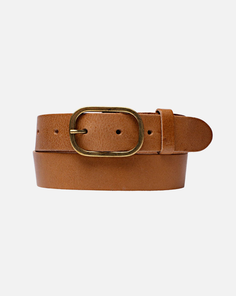 Marin | Statement Buckle Leather Belt