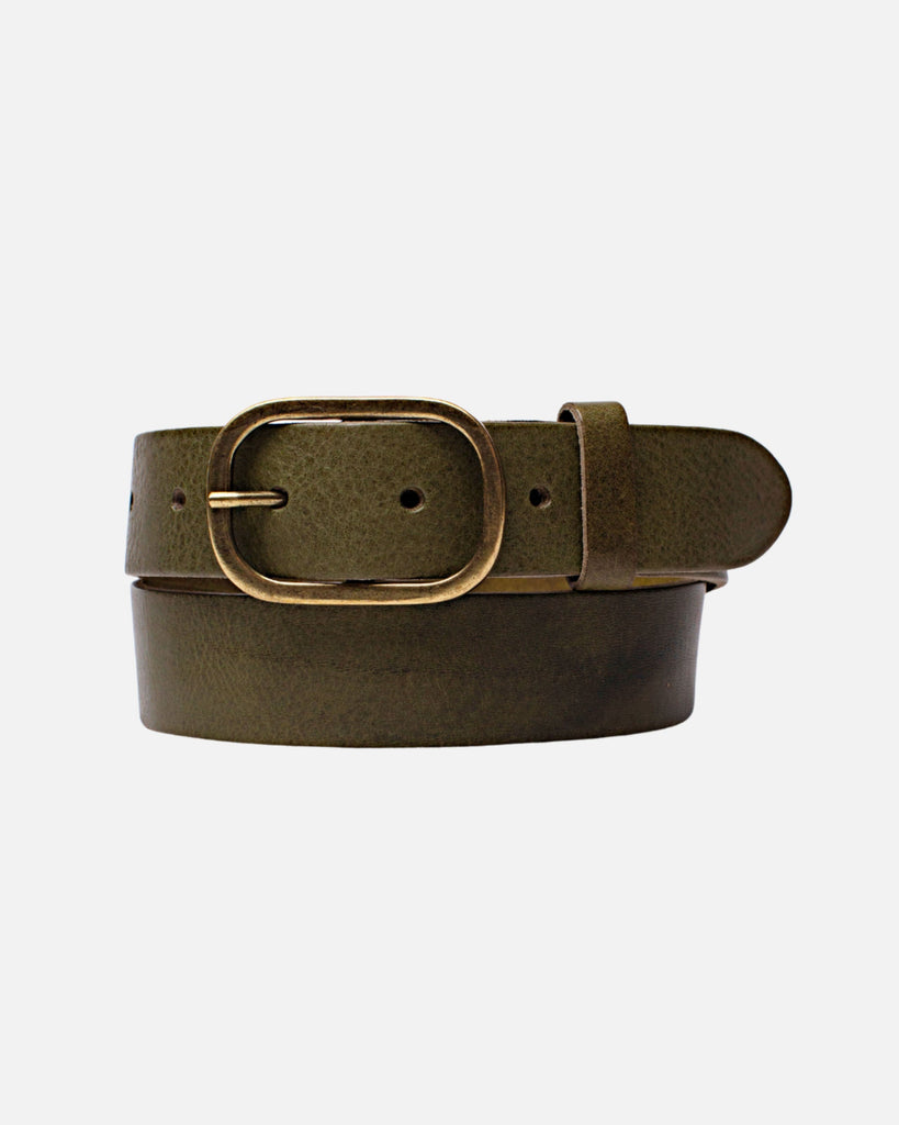 Marin | Statement Buckle Leather Belt