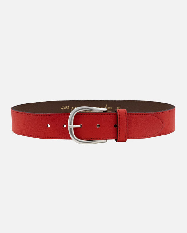 PREORDER Ani | Horseshoe Buckle Western Leather Belt