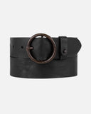 Pip | Vintage Round Buckle Leather Belt