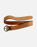 Pip | Vintage Round Buckle Leather Belt