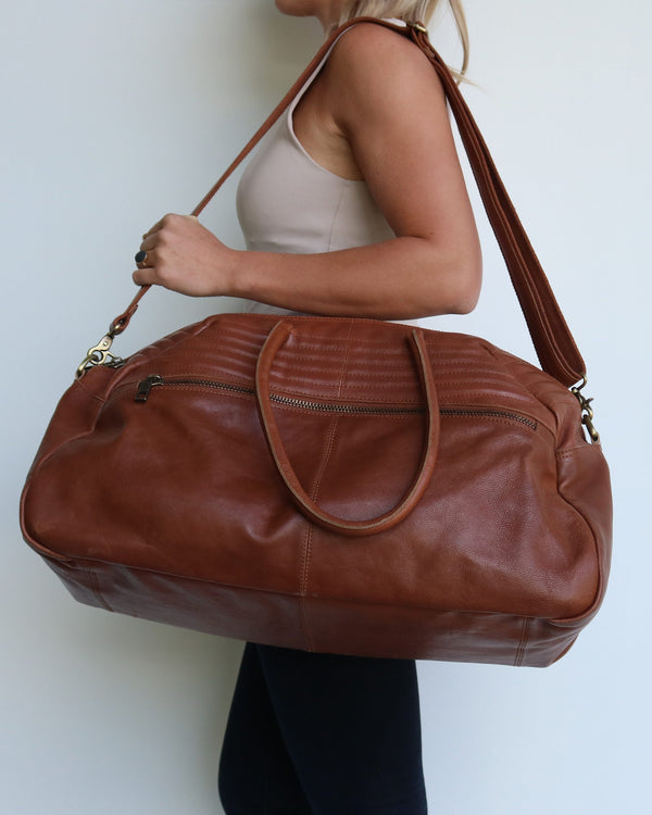 Tucker | Timeless Leather Weekender Bag