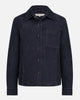 Navy Suede