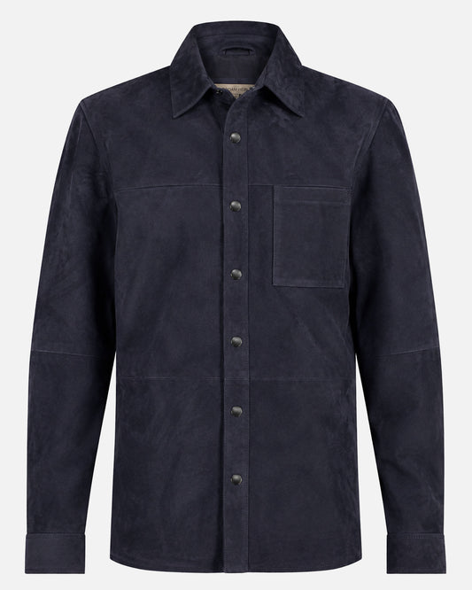 Navy Suede