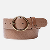 40048 Zoya | Women's Embossed Braided Leather Belt