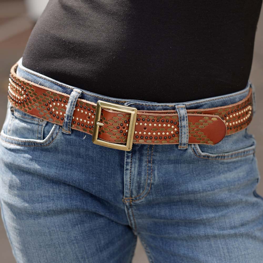 Studded Leather Belts | The Eyecathcer Piece – Amsterdam Heritage | EU