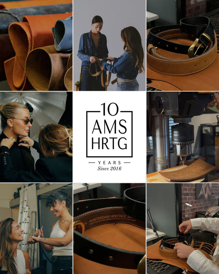 Amsterdam Heritage, 10 years since 2016: the workshop, the leather and the people behind the belts