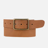 40043 May | Classic Leather Belt with Rectangular Buckle